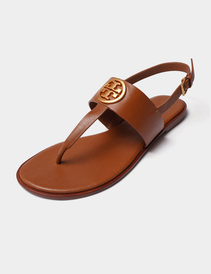 Tory Burch Benton 2 Flat Thong Sandal Calf Leather