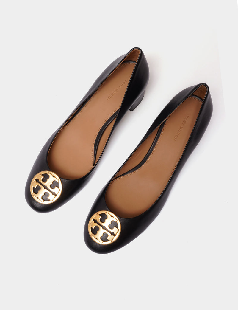 Tory Burch Chelsea 50MM Pump Nappa Leather - Perfect Black