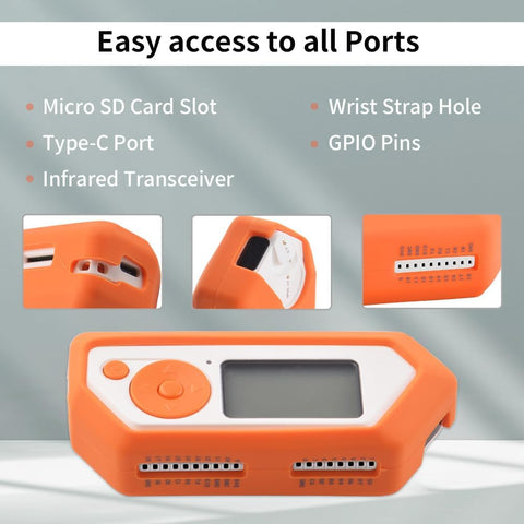 Easy to Access all Ports with Flipper Zero Silicone Case Cover