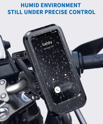 360° Rotatable Waterproof Mobile Holder with Secure Grip