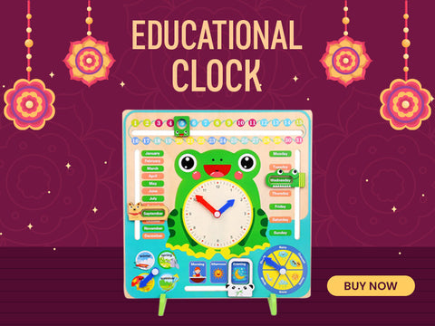 Educational Clock Toy For Kids