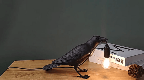 bird lamp::bird hanging light::Modern Table Lamp::modern table lamp living room::Unique Table Lamp