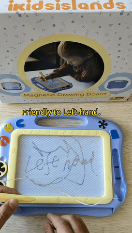 Friendly for right and left handed kids
