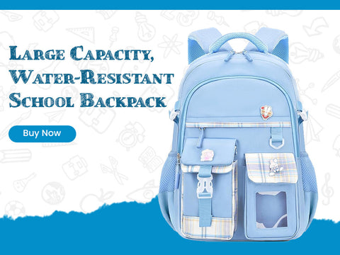 Water Resistant School Bags for Kids