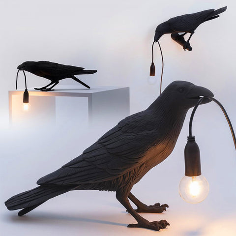 bird lamp::bird hanging light::Modern Table Lamp::modern table lamp living room::Unique Table Lamp