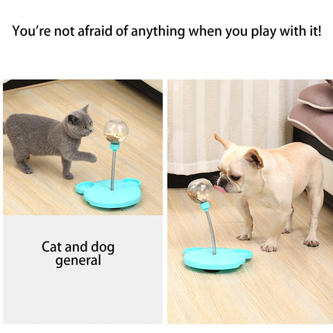 Food Dispenser Ball Toy for Cats and Dogs