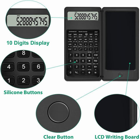 Scientific Calculator::Foldable Calculator::Calculator with Notepad::calculator for big numbers::