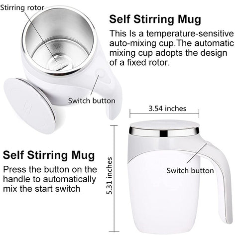 Self Stirring Mug::Automatic Stirring Mug::self stirring coffee mug::auto stirring mug::Electric Mixing Cup::Self Stirring Coffee Mug