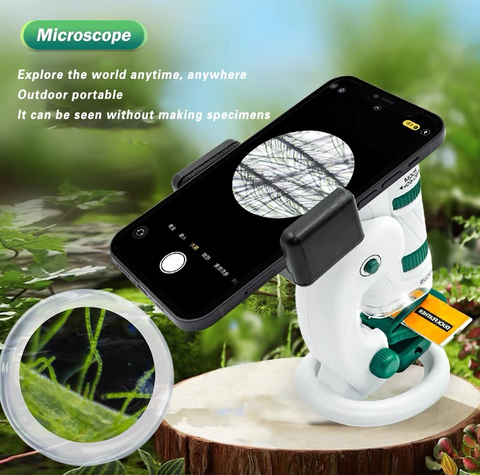 Pocket Microscope-Portable Microscope-Mini Microscope for Kids