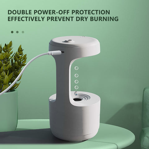 anti gravity water drop humidifier::Cold Mist Humidifier::cool mist humidifier for room::Anti-Gravity Water Droplet Humidifier