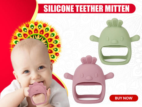 Silicone Teether for Toddlers-Click to buy now