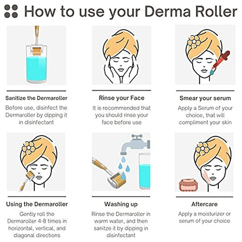 Derma Roller-derma roller for face-derma roller hair-derma roller for hair growth