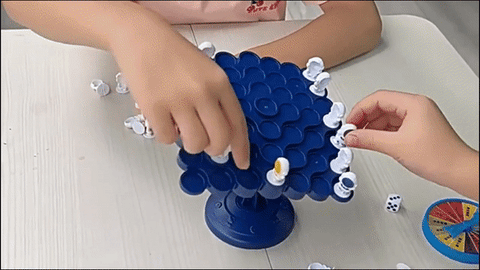 Kids playing with Astronaut Balance Toys