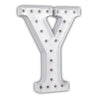 24” Letter Y Lighted Marquee Letters (White Gloss) - Buy Marquee Lights