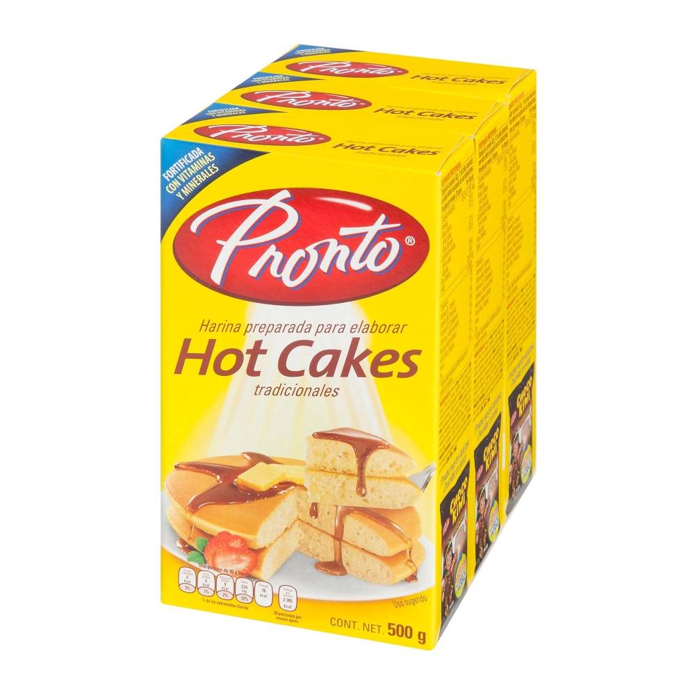 Harina Pronto Para Hot Cakes Tradicionales 3P/500G - ZK – MayoreoTotal