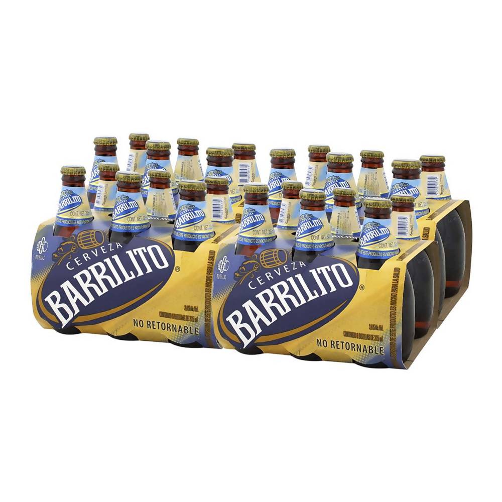 Cerveza Clara Barrilito 24P/325M - ZK – MayoreoTotal