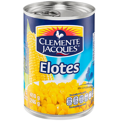 Caja Granos de Elote Clemente Jacques 410G/24P – MayoreoTotal