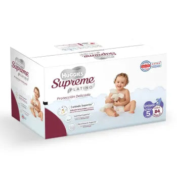 Pañales Etapa Huggies Supreme Platino Unisex 84 Piezas |  