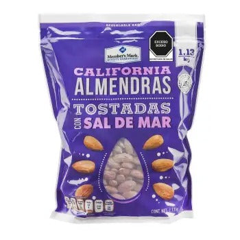 Almendras Tostadas Member's Mark Sal de Mar  - ZK – MayoreoTotal