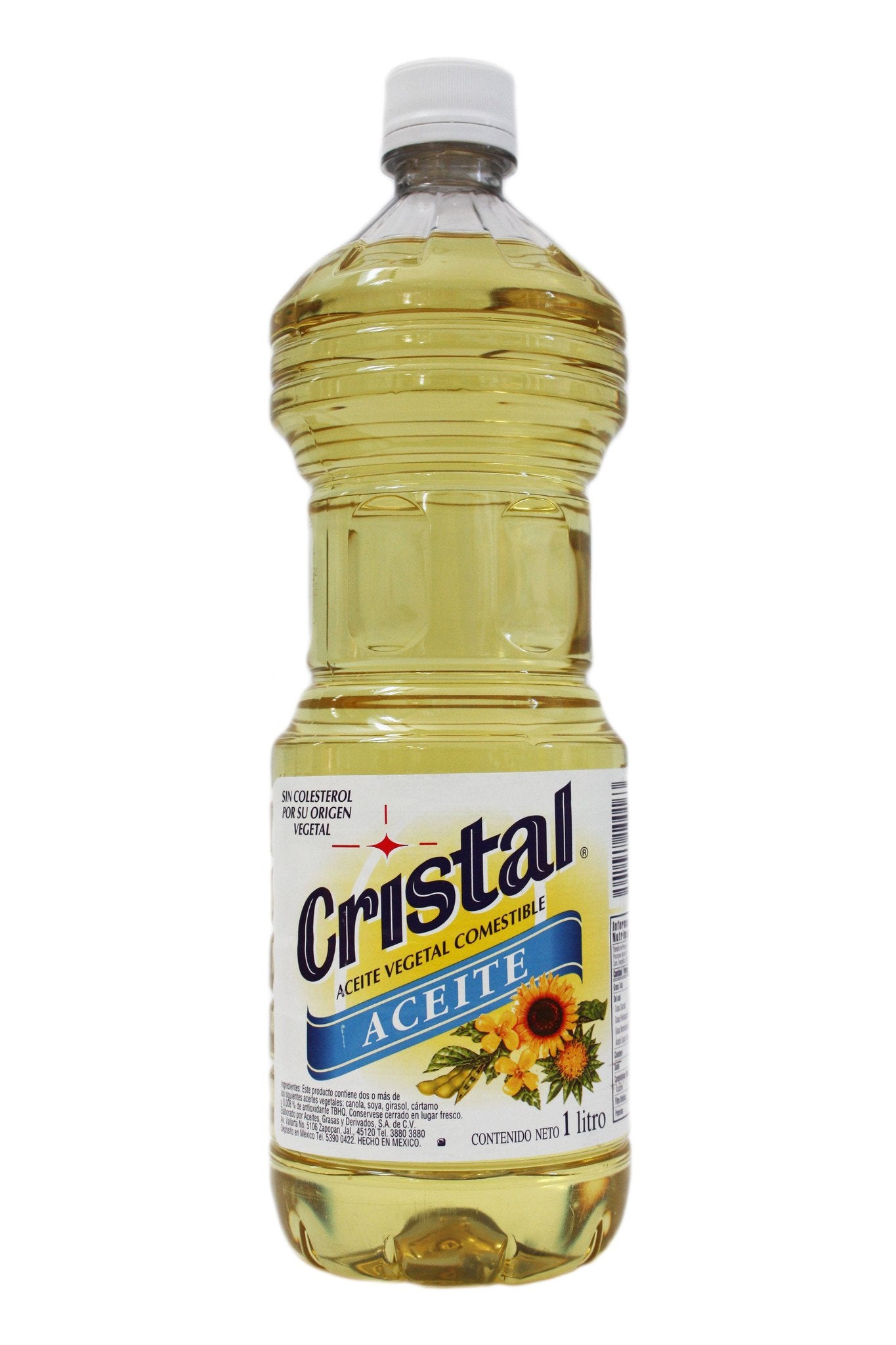 Caja de aceite Cristal 1L/12P – MayoreoTotal