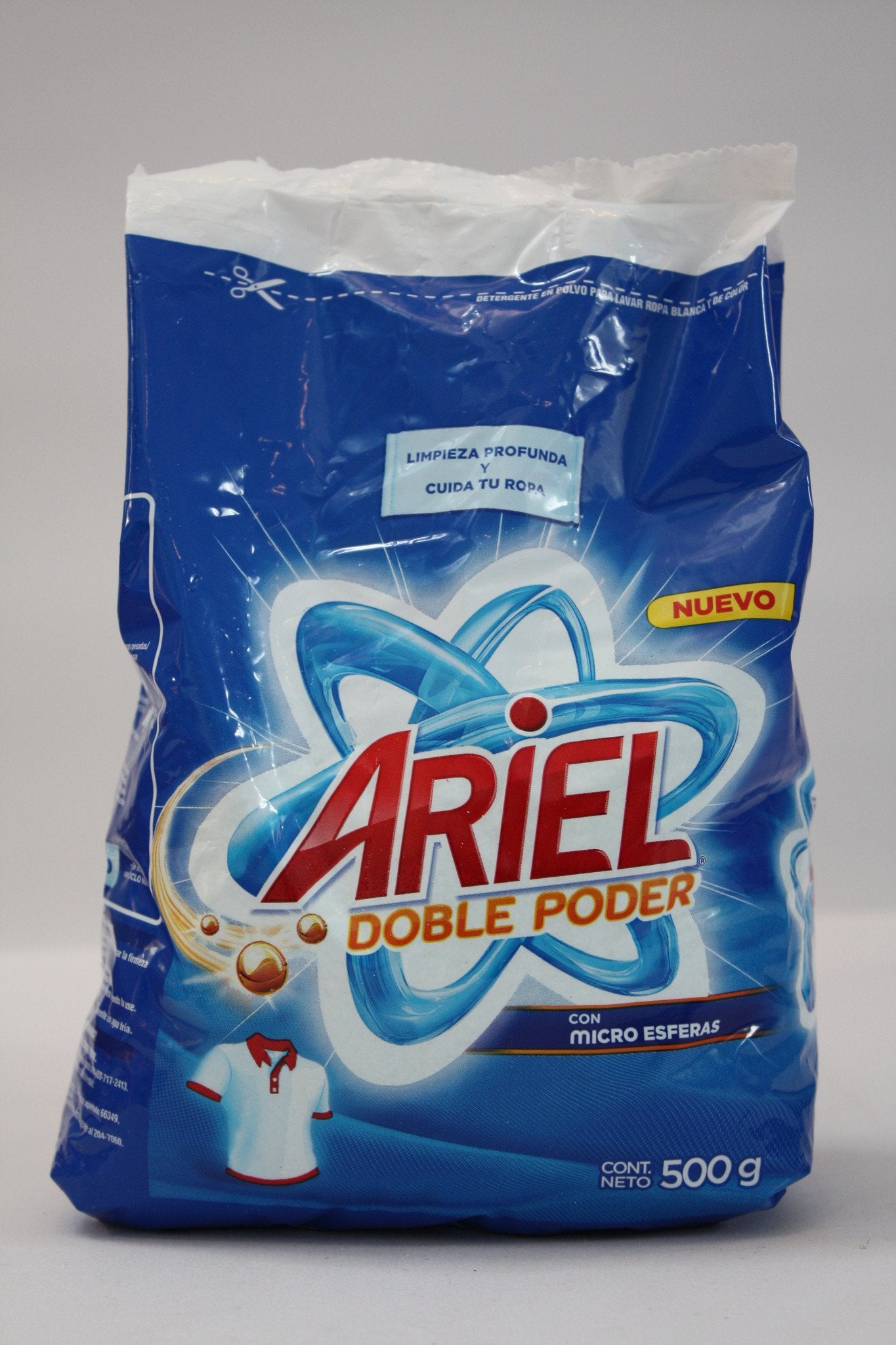 Detergente en Polvo Ariel 10 pzas 850 g