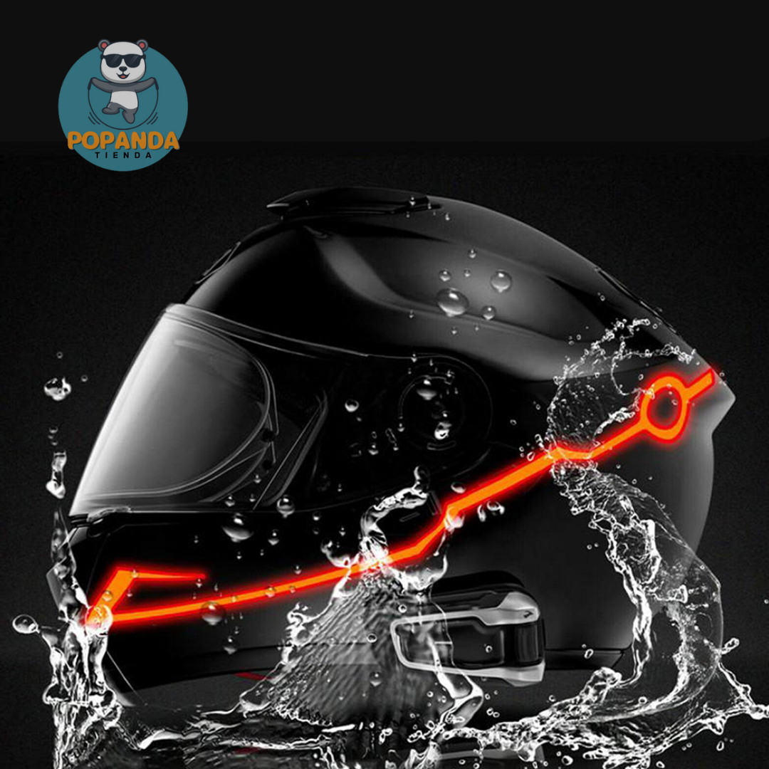 Levántate superstición Hazlo pesado Ligth Ride ™ - TIRAS LED PARA CASCO DE MOTO 🏍️ – PopandaTienda