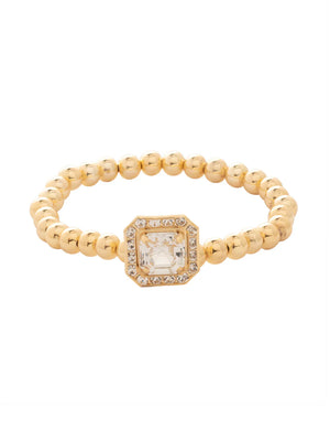 Sorrelli Autumn Stretch Bracelet (Crystal) - Shoptiques