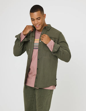 Camisa Manga Larga Caqui - Balthasar - Koala Bay