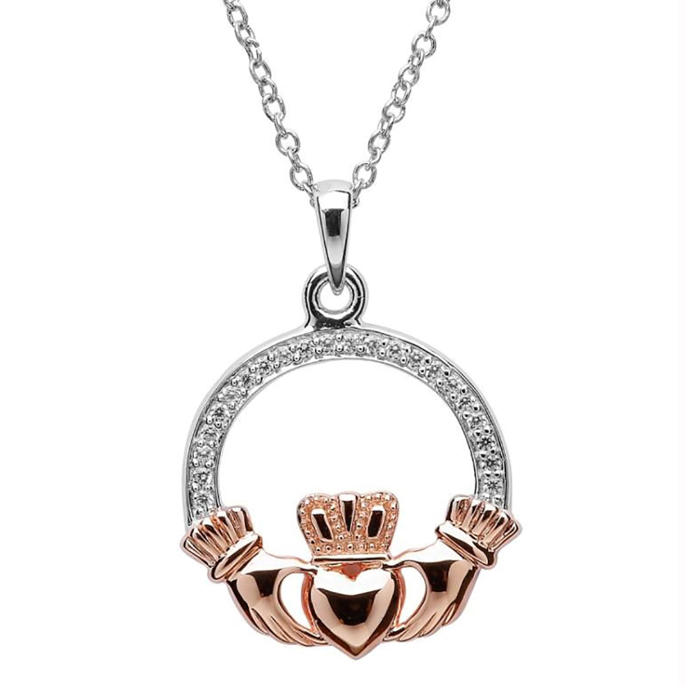 The Wee One - Sterling Silver Claddagh Necklace - Great Gift! • Irish Ann
