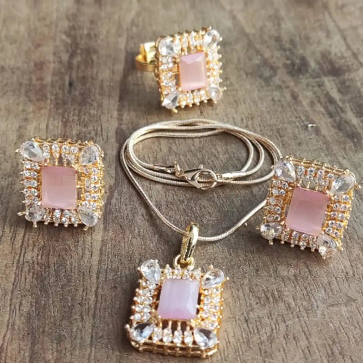 tops jewellery design in pakistan njc-002 pink