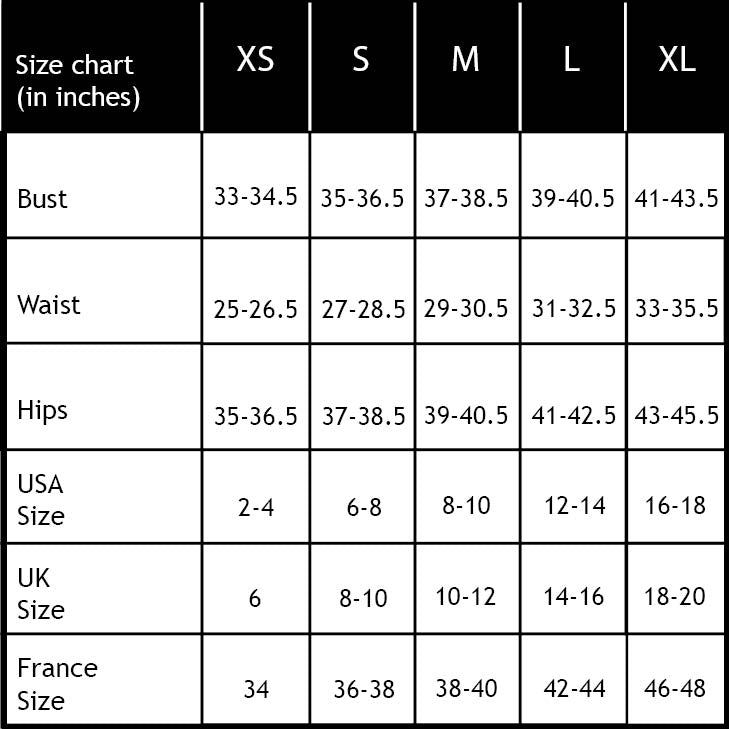 Clothing Size Conversion Charts for Shopping Abroad