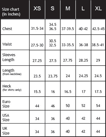Size chart – Meemoza - Ethical and Canadian Made Fashion | Tops, Skirts ...