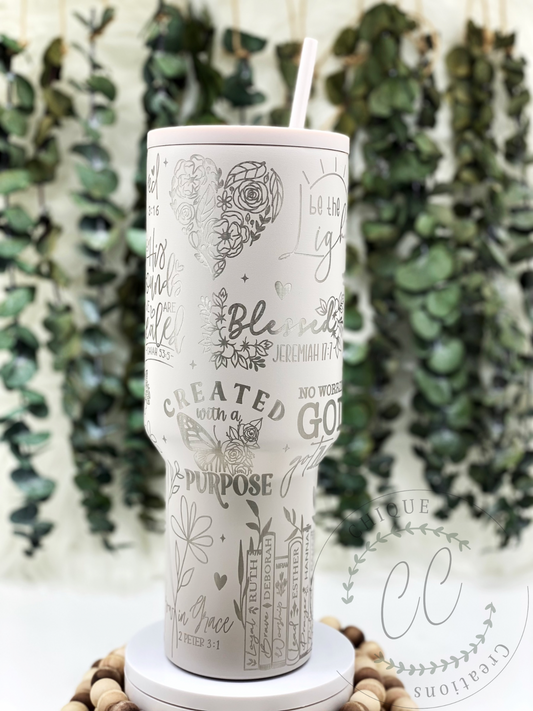 Laser Engraved Taylor Swift Tumbler With Handle, Stanley, Eras Tour –  ChiqueCreations