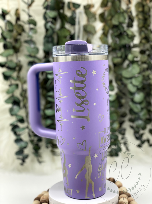 Laser Engraved Taylor Swift Tumbler With Handle, Stanley, Eras Tour –  ChiqueCreations