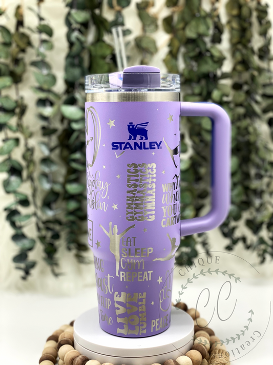 Hogwarts Stitch Tumbler / Stitch Tumbler / Hogwarts / Wizard /40oz Tumbler/  Stanley Dupe/ Stanley Tumbler/ Stanley Cup /stanley 