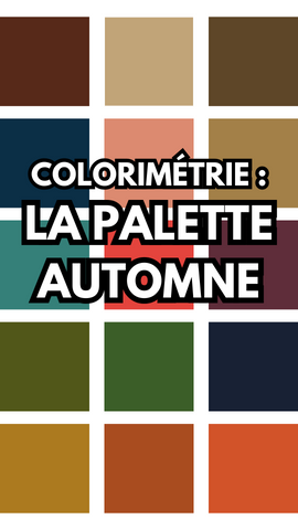 couleurs palette automne colorimétrie