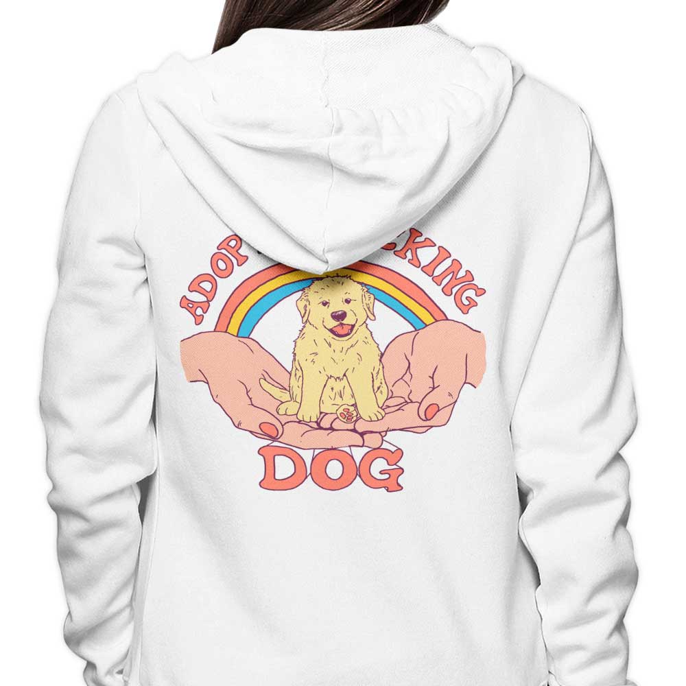 adopt a dog hoodie