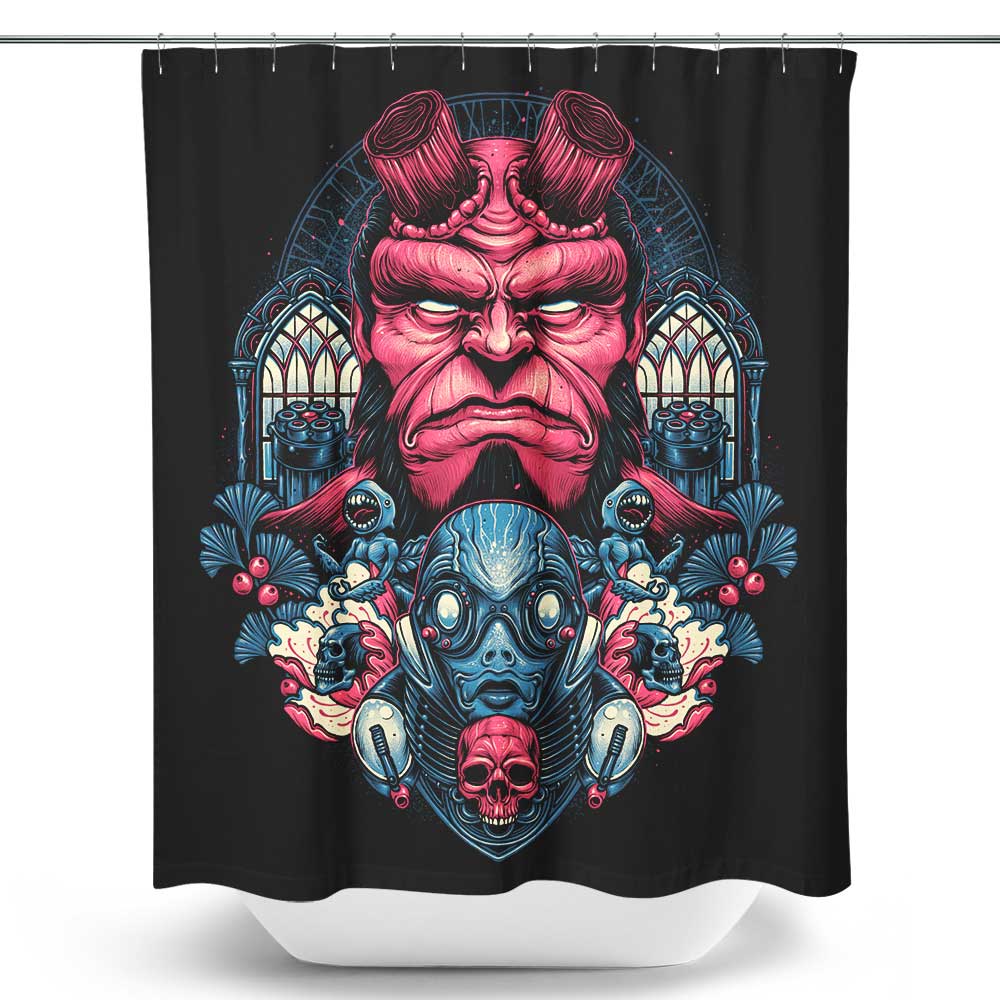 Fire and Water - Shower Curtain | Once Upon a Tee