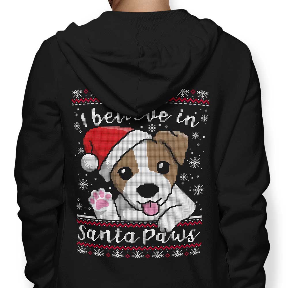 santa zip up hoodie