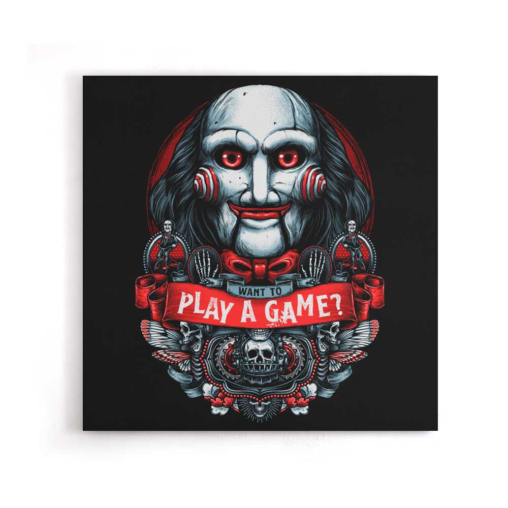 Let's Play a - Canvas Print | Once Upon a Tee