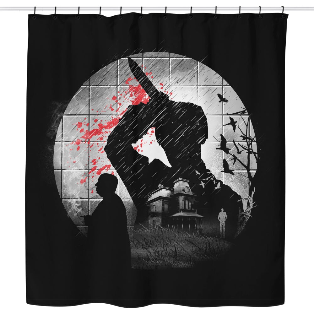 Psycho Shower Curtain Once Upon A Tee