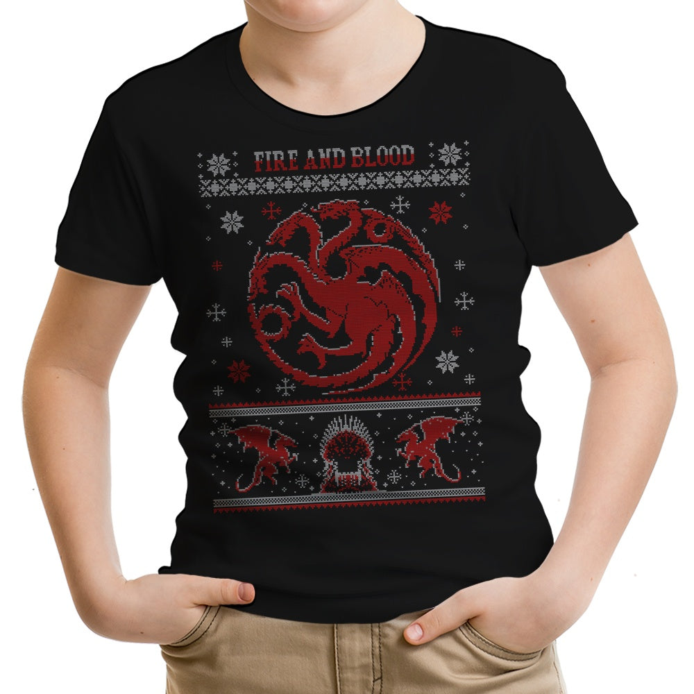 Red Dragon Sweater Youth Apparel Once Upon A Tee
