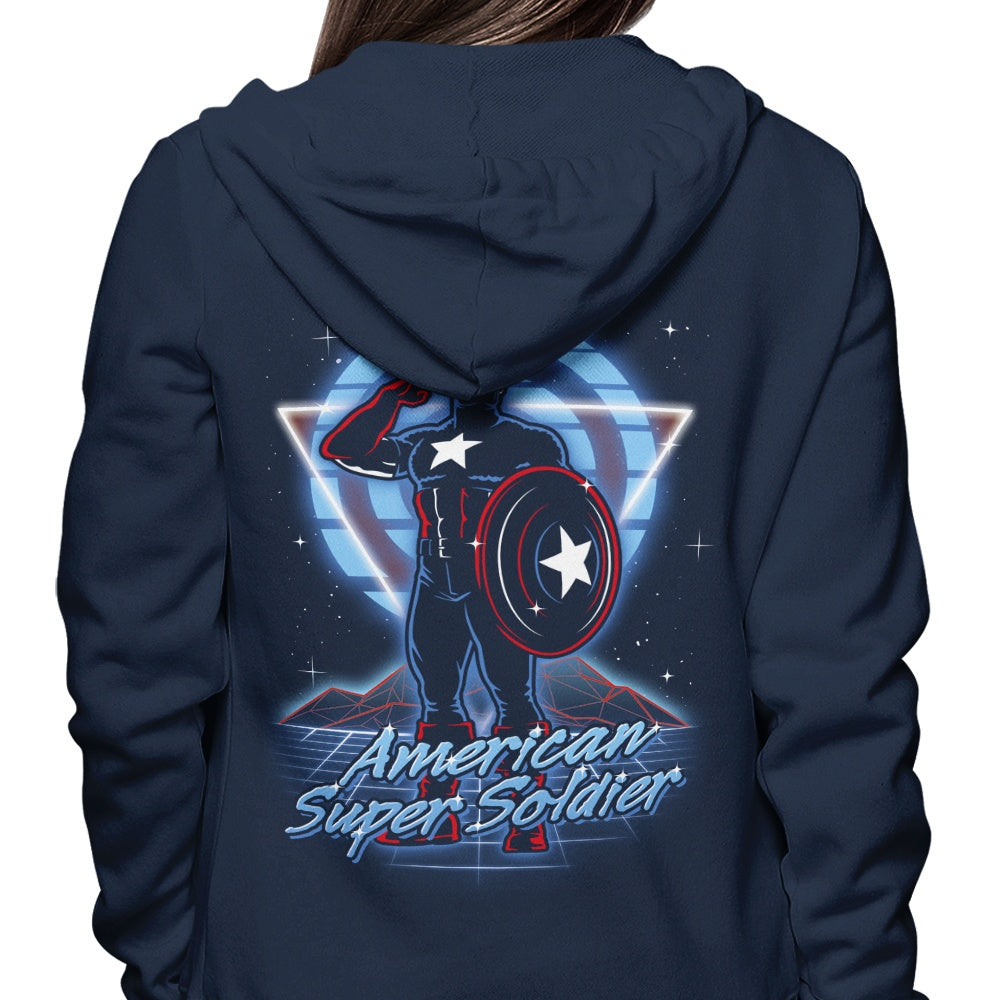 captain america super soldier hoodie