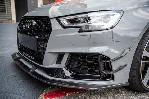 Audi Carbon Fiber JC Style Front Splitter for 8V RS3 FL