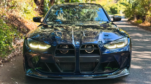 BMW Carbon Fiber V Style Front Splitter for G80 M3 & G82 M4