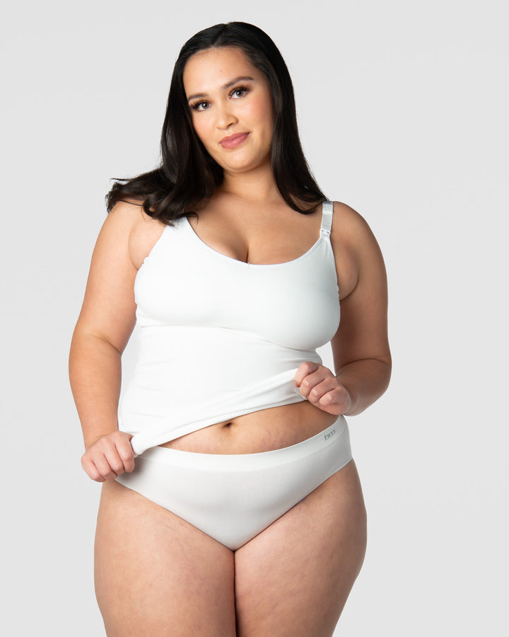 WARRIOR PLUNGE IVORY CONTOUR NURSING BRA – Hotmilk NZ