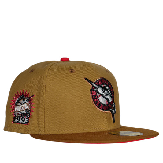 New Era Florida Marlins 'Walnut Orange' 59FIFTY Fitted Brown/Orange - Size 8