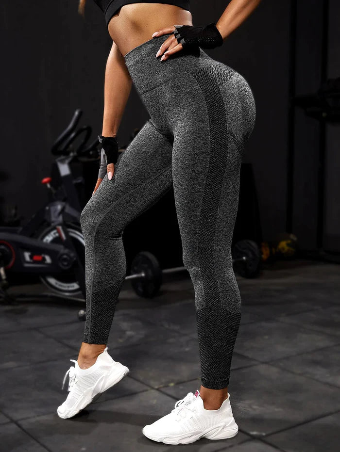 Calça Legging Fitness Levanta Bumbum Sem Costura Cintura Alta