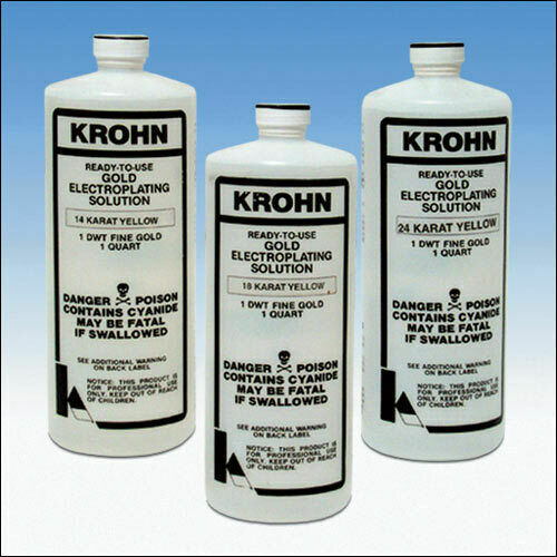 Krohn Silver Electroplating Solution 1 quart – SEP Tools