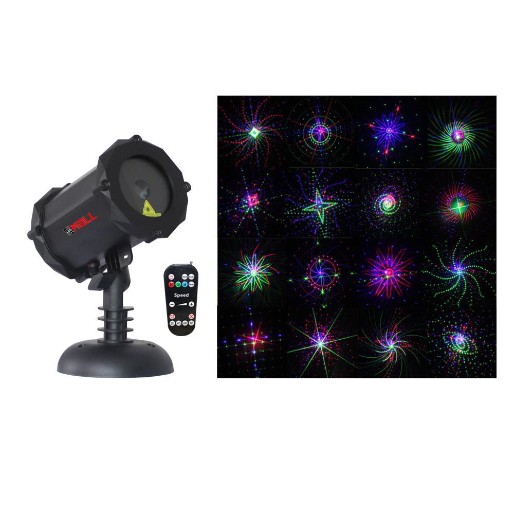 Bluetooth Rgb Firefly With Large Motion Patterns Laser Christmas Lights, Decorative, Landscape And Garden Projector With Remote Control And Timer